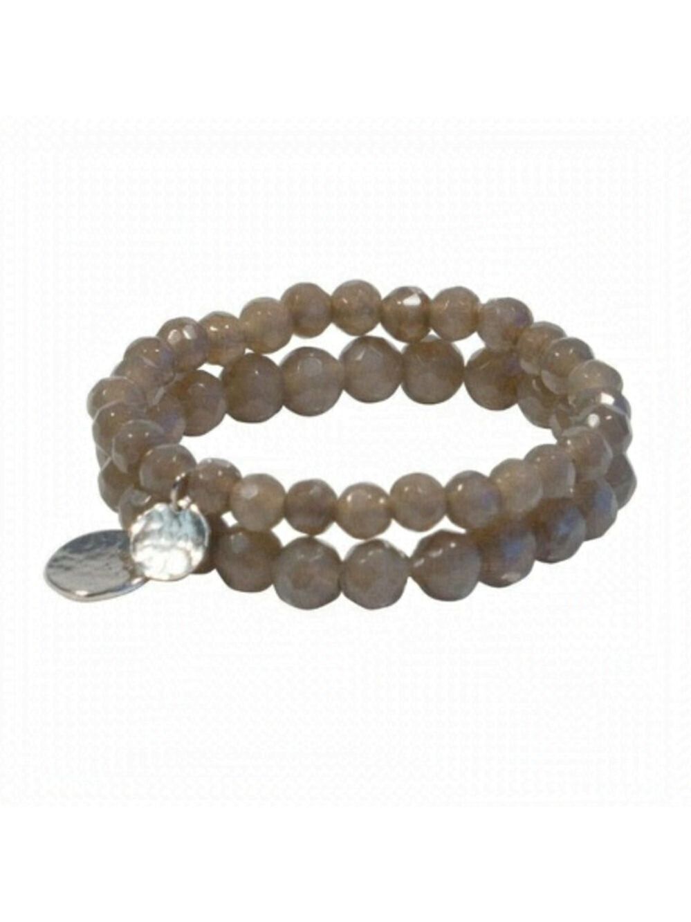 STONE BRACELETS GREY